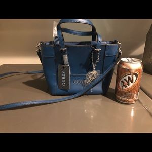 New blue guess purse